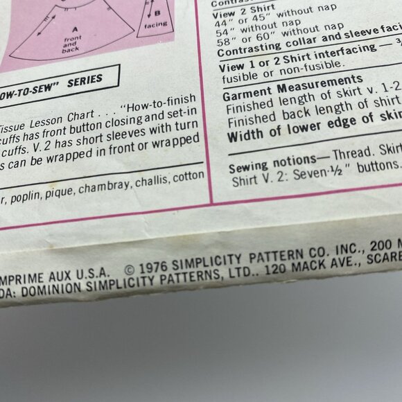 Vintage 70s 80s 90s Lot of 5 Sewing Patterns Women's Skirts Tops Jackets Dresses - Picture 7 of 16